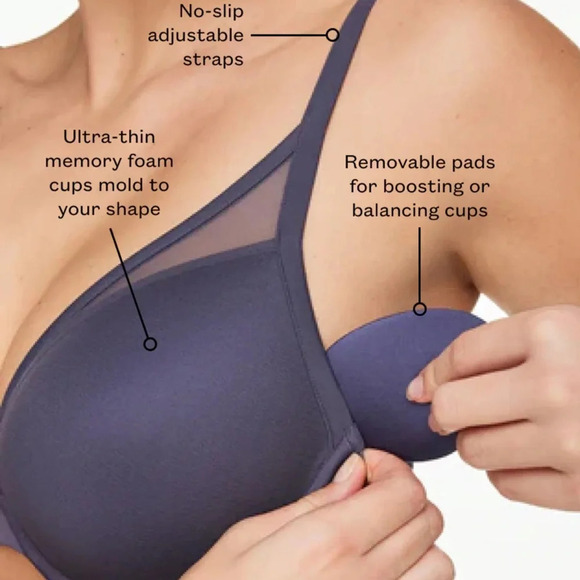 Third Love 24/7 Classic Uplift Plunge Bra- 32B - Picture 10 of 10